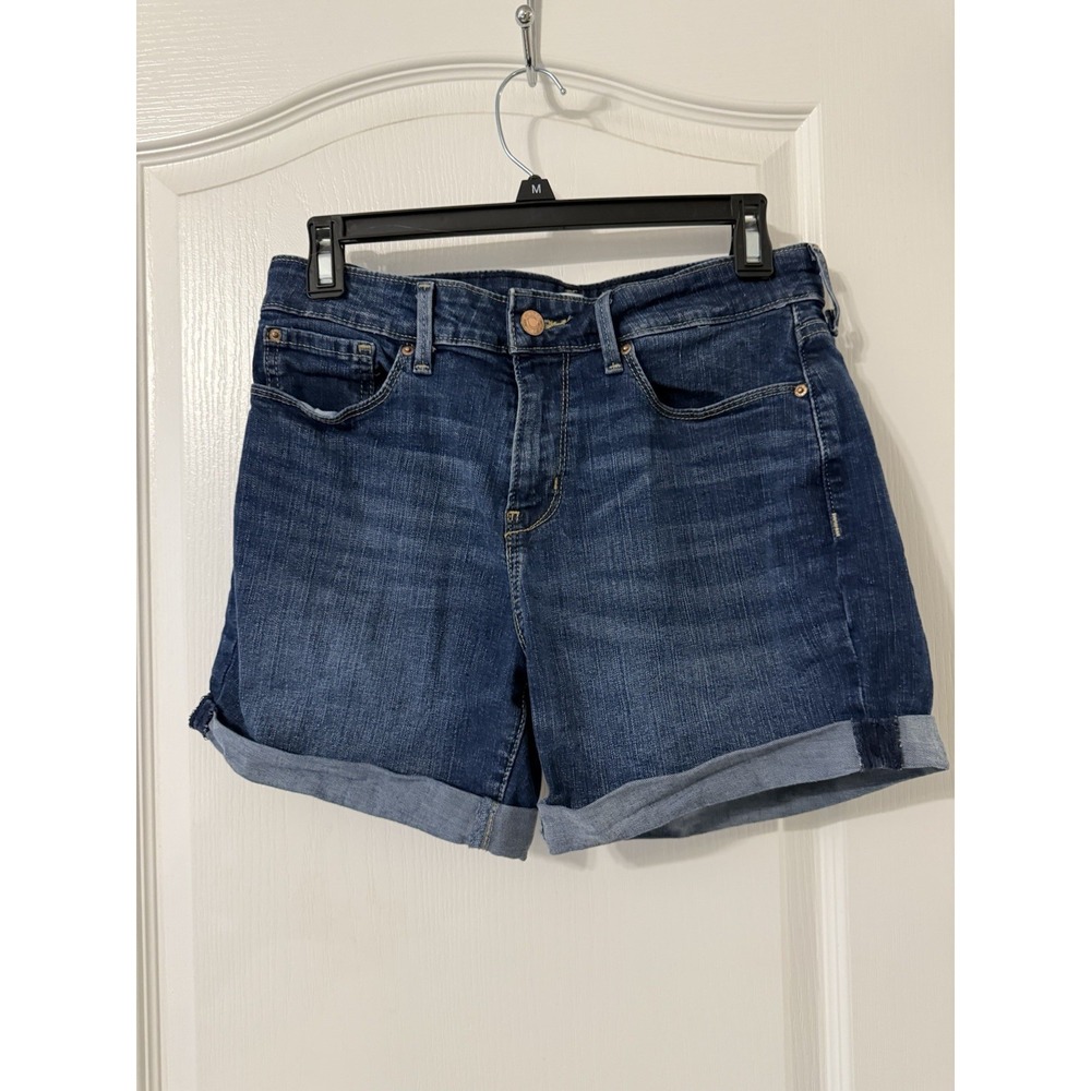 Levi Strauss Signature Mid Rise Rolled Cuff‎ Denim Shorts
